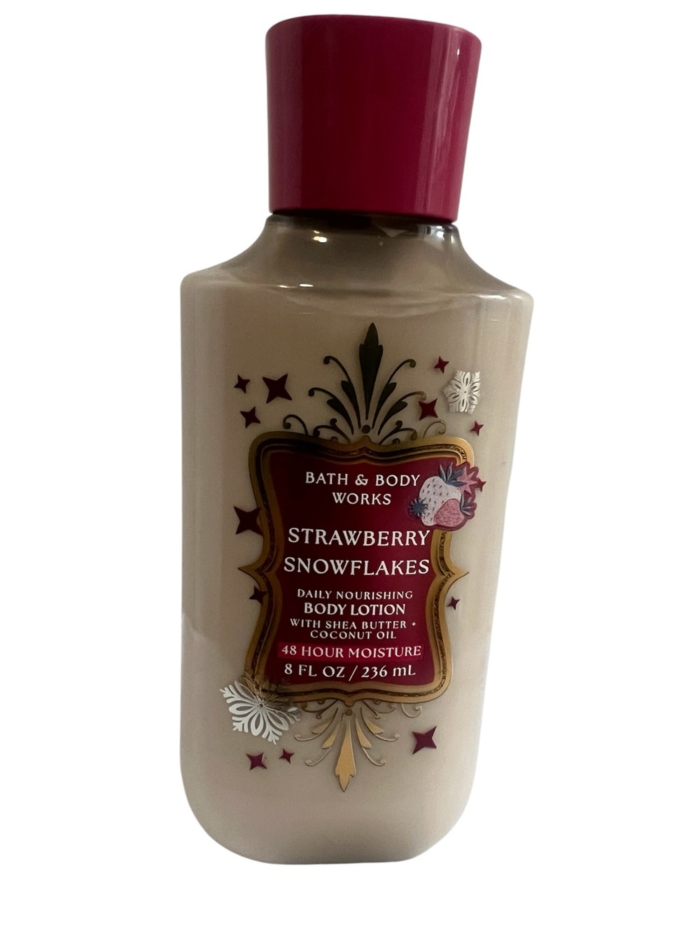 Bath & Body Works Strawberry Snowflakes Body Lotion - NEW